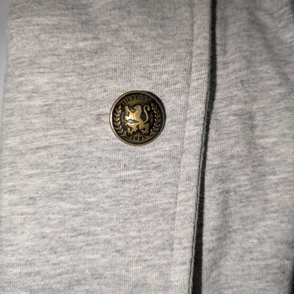 Tommy Hilfiger Womens Gray Band Jacket Blazer with Stand-Up Collar GUC Size S - Picture 4 of 8